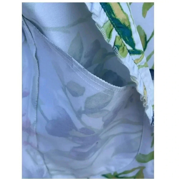 Chicos Womens Long Sleeve Printed Floral Jacket Sz 2 - Picture 8 of 11